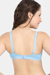 Rosaline Everyday Double Layered Non Wired 3/4th Coverage T-Shirt Bra - Crystal Seas — thumbnail 2